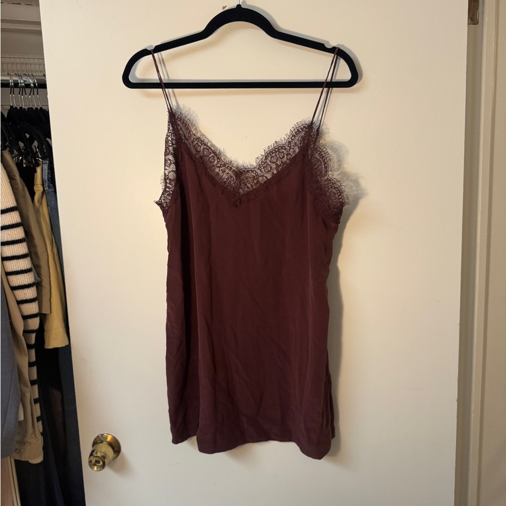 Free People Intimates • Slip Dress • Burgundy • M